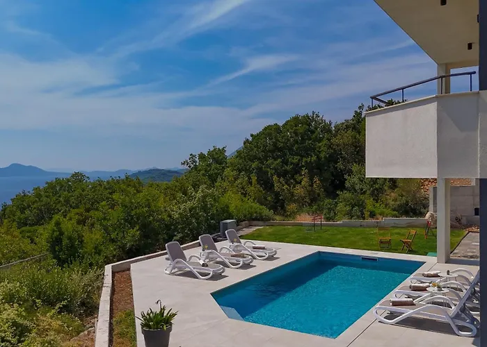 New, Bond Dubrovnik, Beautiful Sea View Near With Heated Pool Vila Zaton (Dubrovnik-Neretva)